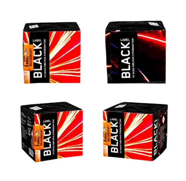 D25-20  Black Label Strobe skotkaka, 25 skota, 20mm, 150gr